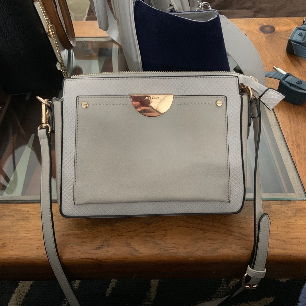 NWOT Cute grey petite Aldo crossbody purse